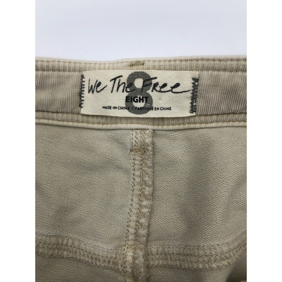 NEW Free People‎ We the Free Fine Line Straight Cropped Pants Velvet Moon Rising - Picture 4 of 8